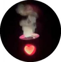 「ハート」と「スター★」が盛り上げます!　点滅フラッシュハート&スター(2本入)【噴水花火】