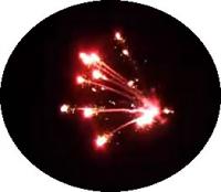 弾けるバチバチ導火線が見える! 仁王【打上げ花火】