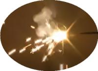 「銀ばり」と「銀ぱち」の共演!　ザ・職人日本(1本入)【手持ち花火】